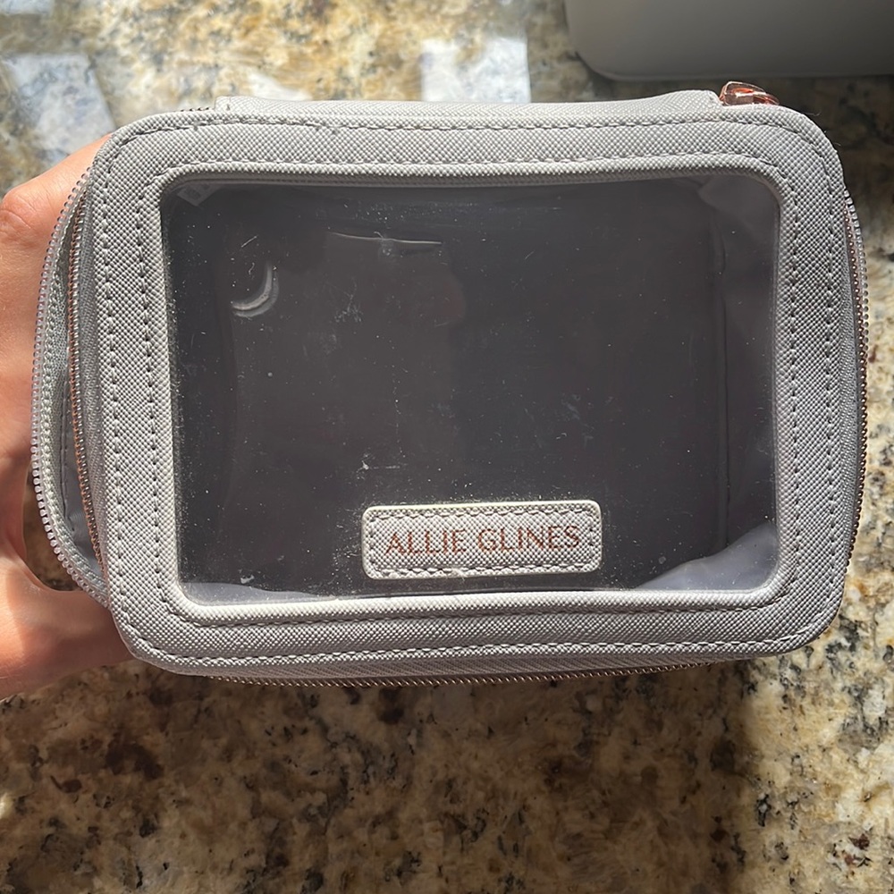 Allie Glines small makeup bag